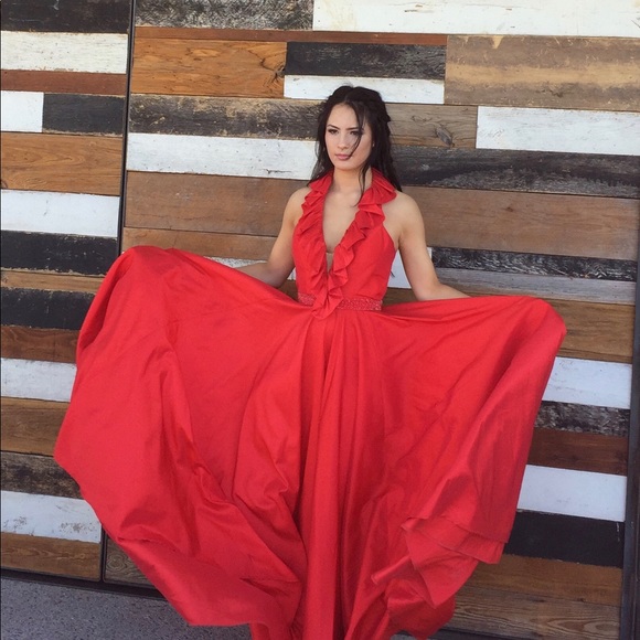 Size 4 Sherri Hill evening gown prom dress - Picture 2 of 3